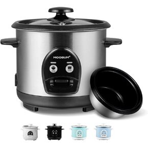 جهاز طبخ الأرز الكهربائي بلمسة واحدة لأرز السوشي الياباني الآسيوي، 3 أكواب غير مطبوخة/6 أكواب مطبوخة، طباخ سريع ومريح مع وعاء داخلي مطلي بالسيراميك غير لاصق، سخان تلقائي، أخضر in Kuwait