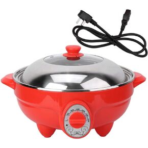 6L Multifunction Electric Pan Hot Pot BBQ Frying Kitchen Cook Grill 220V for Home Festival Party Dinner