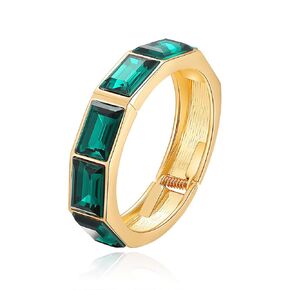 Green and Gold Bracelets for Woman Trendy Green Cuff Bracelet Acrylic Bangle Bracelets Green and Gold Jewelry Birthday Christmas Jewelry Gifts for Women Girls
