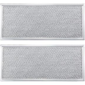 W10208631A Microwave Grease Filter Replacement for Whirlpool Microwave Grease Filter, GE Microwave Filter Replacement, 13"x6" W10208631, W10208631RP, 2304686, AP5617368, PS3650910, EAP3650910 (2 Pack)