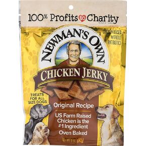 Newman's Own Jerky Treats for Dogs, 5-oz. (Pack of 6), Beef & Sweet Potato