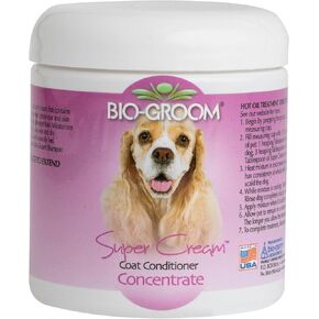 Bio-Groom Super Cream Dog Conditioner – Concentrated Coat Conditioner, Dog Bathing Supplies, Puppy Wash, Cat & Dog Grooming Supplies for Sensitive Skin, Cruelty-Free, Made in USA – 8 fl oz 1-Pack