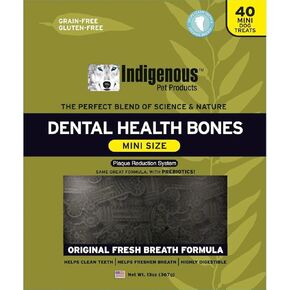 Indigenous Dental Health Bones — Original Fresh Breath Mini 13oz