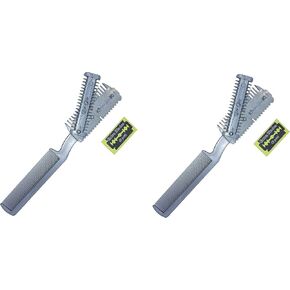 شركة الصناعات المعتمدة مجموعة أدوات تشذيب شعر الحيوانات الأليفة 2 في 1 من إيسنشيالز، قطعتين ومشط in Kuwait