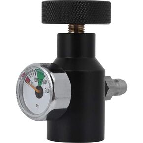 CO2 Regulator, CO2 Cylinder Adapter 0-3000psi High Pressure Cylinder Refill Adapter Connector Regulator TR21-4 Female Thread Refill Connector Accessory for Gas Cylinders