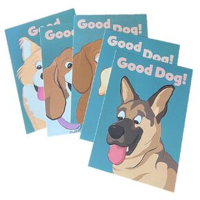 Pet Report Card Set, Dog Boarding & Pet Sitter Forms, Cute Dog Walker Report Card, Dog Lovers Card, Multi-Dog Pack of 25 Cards