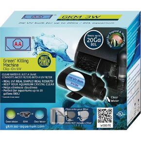 AA GKM3W Clip On UV,Black,1 Count (Pack of 1)