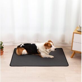 Washable Pee pads for Dogs Reusable Dog Pee Pads,Training Pads for Puppies and Adult Dogs, Leak-Proof,Non-Slip for Potty Training and Travel,28 x 40 Inch, 2 Pack,Gray