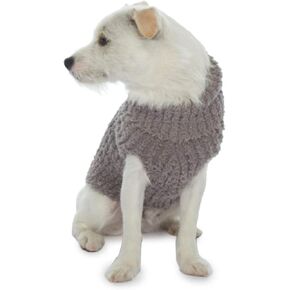 Barefoot Dreams CozyChic Ribbed Pet Sweater, Dog Clothes- Slate Blue
