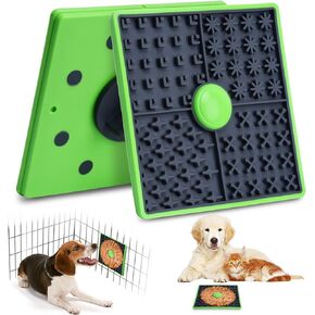 ChengFu Lick Mat for Dogs Crate, Lick Mat for Dog, Dog Peanut Butter Lick Pads, Crate Training Aids for Puppies Slow Food Licking Pad(1 Pack)