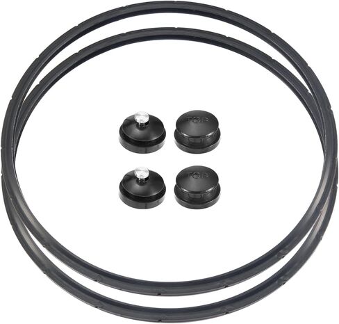 2 Pack 09905 Pressure Canner Sealing Ring with Automatic Air Vent & Overpressure Plug Replacement Gasket Parts for Presto Pressure Cooker in Saudi Arabia