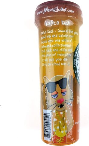 Meowijuana® Kalico Kush - Valerian Root and Catnip Blend - Large Bottle in Saudi Arabia