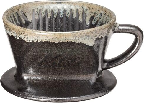 カリタ(Kalita) منقط القهوة كاريتا سيراميك أسود من 2 إلى 4 أشخاص أدوات هاسامي SG 102 منقط معدات التنقيط مقهى المقهى للتخييم في الهواء الطلق in Kuwait