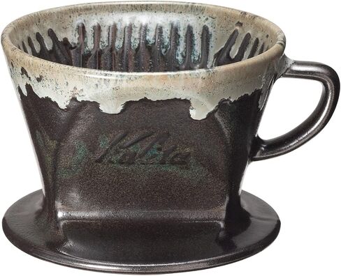 カリタ(Kalita) Karita Coffee Dripper Ceramic Black 2 to 4 People Hasami Ware SG 102 Dripper Drip Equipment Coffee House Cafe Outdoor Camping in Saudi Arabia
