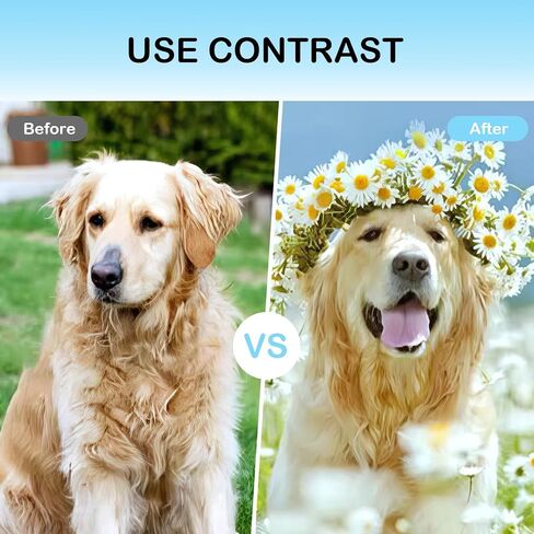Dog Grooming Comb, Metal Dematting Pet Combs, Detangler For Matted Hair Removes Tangles Matts Premium Anti-Slip Comfort Grip Ergonomic Handle for Poodles Goldendoodles Doodles Long Haired Dogs in Saudi Arabia