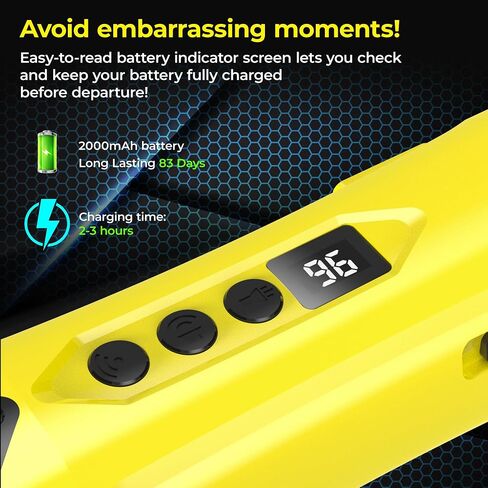 Dog Bark Deterrent Devices, Professional Anti Barking Training & Behavior Aid Ultrasonic Tool - w/ 3X Sonic Emitters 50ft Range, Ultra-Bright LED Flashlight | Alternative to Painful Dog Shock Collar in Saudi Arabia