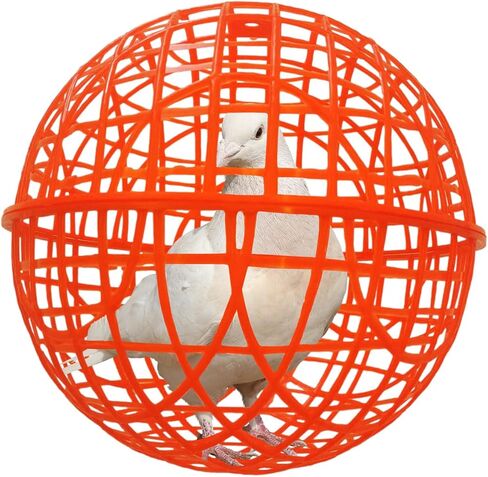 11" Ball-shaped Movable Pigeon Chick Coop, Little Rabbit Duck Guinea Pig Safe Walking Net,Preventing Dog Bites, Predation by Eagles Wolves Cats Eagles, Pet Safety Cage in Saudi Arabia