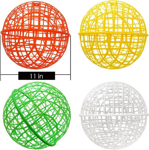 11" Ball-shaped Movable Pigeon Chick Coop, Little Rabbit Duck Guinea Pig Safe Walking Net,Preventing Dog Bites, Predation by Eagles Wolves Cats Eagles, Pet Safety Cage in Saudi Arabia