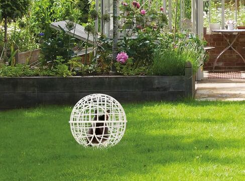 11" Ball-shaped Movable Pigeon Chick Coop, Little Rabbit Duck Guinea Pig Safe Walking Net,Preventing Dog Bites, Predation by Eagles Wolves Cats Eagles, Pet Safety Cage in Saudi Arabia