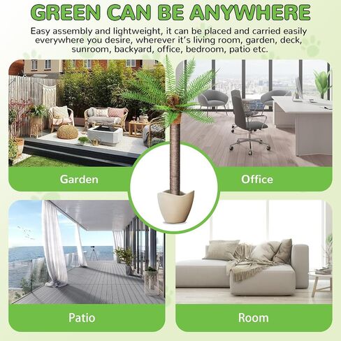 4ft Outdoor Weatherproof Artificial Palm Tree with Natural Sisal Scratching Posts for Cats in Saudi Arabia