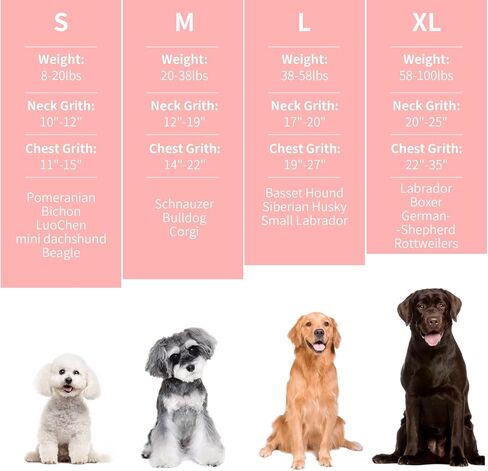 Thunder Jacket for Dogs Anxiety Relief, Dog Anxiety Vest Calming Care for Separation, Thunderstorm, Travel, Fireworks, Vet Visits (Pink S) in Saudi Arabia
