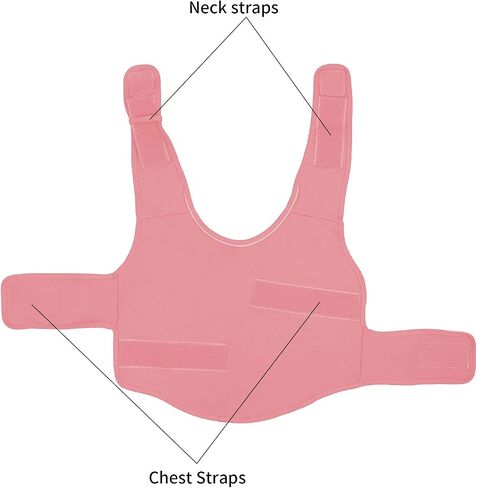 Thunder Jacket for Dogs Anxiety Relief, Dog Anxiety Vest Calming Care for Separation, Thunderstorm, Travel, Fireworks, Vet Visits (Pink S) in Saudi Arabia
