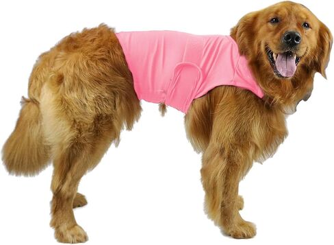 Thunder Jacket for Dogs Anxiety Relief, Dog Anxiety Vest Calming Care for Separation, Thunderstorm, Travel, Fireworks, Vet Visits (Pink S) in Saudi Arabia