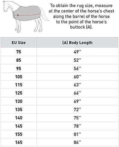 HORZE Avalanche 1200D Lightweight Turnout Blanket with Fleece Lining | Waterproof Horse Rain Sheet - Peacoat Dark Blue - 75 in in Saudi Arabia