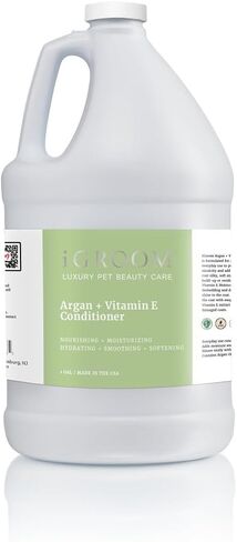 iGroom Argan + Vitamin E Conditioner, Luxury Pet Beauty Care, Optimize Moisture Balance, Gallon in Kuwait