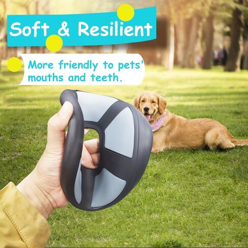 Senston Soft Dog Flying Discs Durability Silicone Pet Flying Disc for Dog 7.3 Inch Dog Toy Flying Disc Great for Beach and Park, Backyard etc in Saudi Arabia