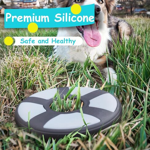 Senston Soft Dog Flying Discs Durability Silicone Pet Flying Disc for Dog 7.3 Inch Dog Toy Flying Disc Great for Beach and Park, Backyard etc in Saudi Arabia