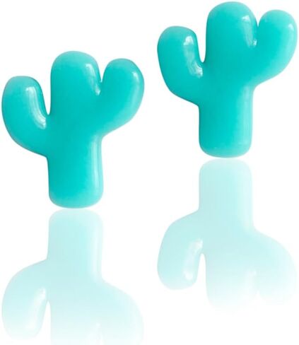Saguaro Earrings Studs, Cactus Gifts From Arizona, Birthday Gift For Mom or Daughter (Green) in Saudi Arabia