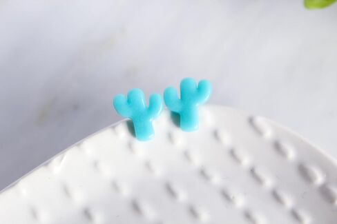 Saguaro Earrings Studs, Cactus Gifts From Arizona, Birthday Gift For Mom or Daughter (Green) in Saudi Arabia