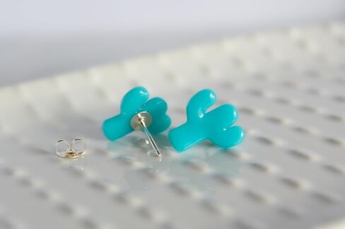 Saguaro Earrings Studs, Cactus Gifts From Arizona, Birthday Gift For Mom or Daughter (Green) in Saudi Arabia