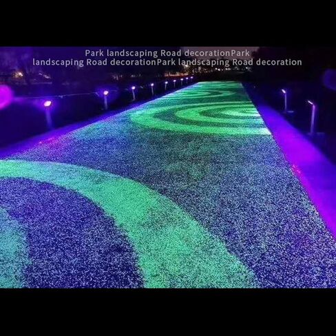 Luminous Pebble Stones,Colorful Glowing Pebbles,Glow in The Dark Rocks,100 Pieces,Mixd Color. in Saudi Arabia