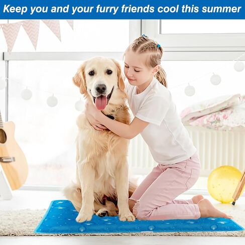 Dog Cooling Mat Water Injection Pet Cooling Pads Dogs & Cats Pet Cooling Blanket for Outdoor Car Seats Beds in Saudi Arabia