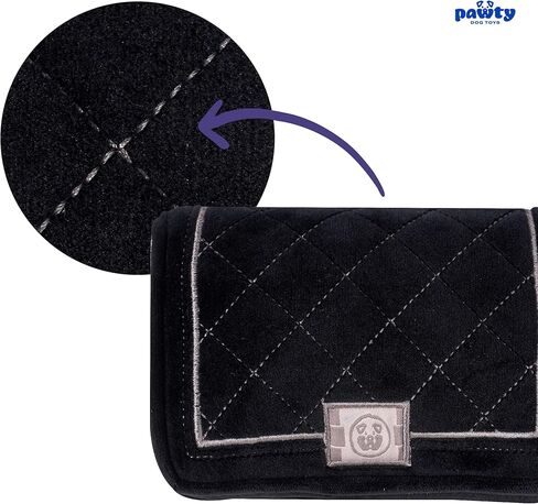 Chewnel Bag - لعبة أزياء الكلاب الفاخرة من Boujee Designer - لعبة قطيفة لطيفة وفريدة من نوعها مع مصدر صرير للكلاب الصغيرة والمتوسطة - هدايا للكلاب لعيد الميلاد - لعبة مصممة محاكاة ساخرة in Kuwait