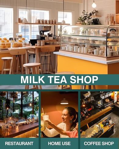 Boba Maker Machine - 6L Commercial Boba Cooker, Automatic Pearl Pot Machine for Bubble Tea Milk Tea Tapioca Pearls, Restaurant Dessert Stores Lounge Bars 110V in Saudi Arabia