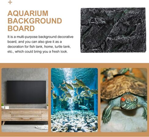 1 Pc Climbing pet box background board 3D terrarium background Cork Tile Background Aquarium Decorative Board aquarium decor background reptile decor background vivarium gecko rock in Saudi Arabia