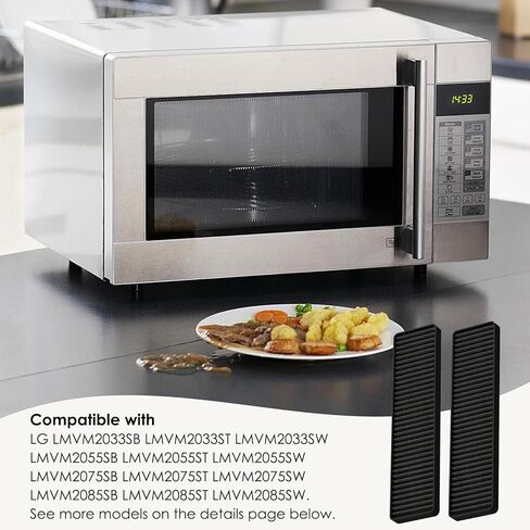 3 قطع 5230W1A003A فلتر فحم الميكروويف متوافق مع LG Kenmore GE Microwave LMV1650ST LMV1650SW LMV2031BD LMV2031SB LMHM2237BD AP4439398 AH3527523 in Kuwait