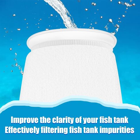 4 عبوات من جوارب مرشح حلقي مقاس 7 بوصات، أكياس فلتر حوض السمك للمياه المالحة، ملحقات مرشح حوض السمك الصغير لخزان الأسماك للمياه المالحة 200 ميكرومتر لمرشح خزان أسماك المياه العذبة في المياه المالحة in Kuwait