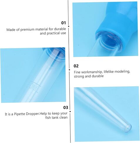 Fish Tank Vacum Cleaner Fish Dropper Mini Straws Mini Vacuum Long Turkey Baster Manual Vacuum Sweeper Automatic Fish Feeder Aquarium Vacuum Essential Oil Coral in Saudi Arabia