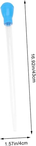 Fish Tank Vacum Cleaner Fish Dropper Mini Straws Mini Vacuum Long Turkey Baster Manual Vacuum Sweeper Automatic Fish Feeder Aquarium Vacuum Essential Oil Coral in Saudi Arabia