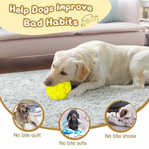 ألعاب الكلاب غير القابلة للتدمير للمضغ العدواني، كرات ألعاب مضغ قوية للكلاب الكبيرة، ألعاب تفاعلية لتوزيع الحلوى للكلاب لإبقائها مشغولة، كرة علاج الكلاب أفضل ألعاب للكلاب لأعياد الميلاد in Kuwait