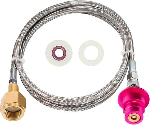 CGA320 Soda Machine CO2 Quick Adapter(60inch),for CO2 Quick-Connect Soda Machine Compatible With Terra/Art/Duo/Gaia/E-Terra/E-Duo in Saudi Arabia