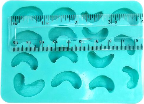 Pecan silicone mold, Multi cavity pecan silicone molds wax melts molds, Realistic pecans silicone mold NS015 in Saudi Arabia
