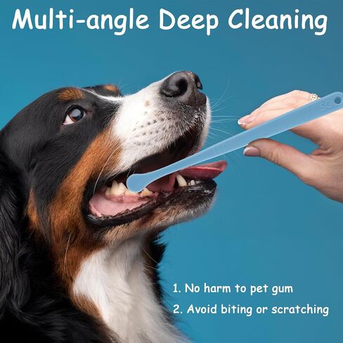 2 Packs Toothbrush for Small Dog, Soft Toothbrush Puppy Toothbrush Cat Dental Toothbrush Portable Travel Teeth Cleaning Kit for Puppy, Kitten, Small Dog and Cat (2) in Saudi Arabia