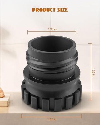 قطعتان من محول ثاني أكسيد الكربون السريع لزجاجة كريستال 0.7 لتر، غطاء توصيل إعادة تعبئة أسطوانة بخار الصودا، مناسب لملحقات صمامات Terra/Art/Fizzi/OneTouch/E-Duo، in Kuwait