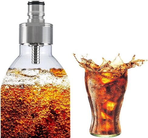 PET Bottles Beer Carbonation Cap 2 PCS - Counter Pressure Bottle Filling with 5/16" Barb Carbonation Beer Soda Water Brewed Beer, Fits Most Soft Drink PET Bottles by PERA in Saudi Arabia