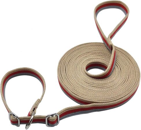 10FT / 15FT / 20FT Anti-Choke Slip Lead Dog Leash, 1" Wide Soft Thick Long Training Leash for Strong Small Medium Large Dogs (red-20ft) in Kuwait